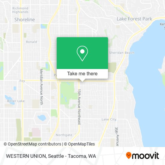 WESTERN UNION map