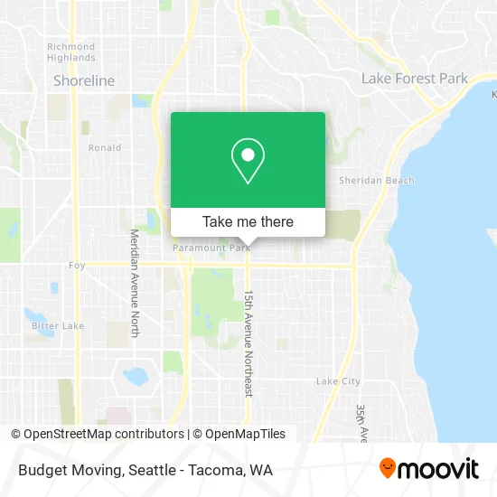Budget Moving map