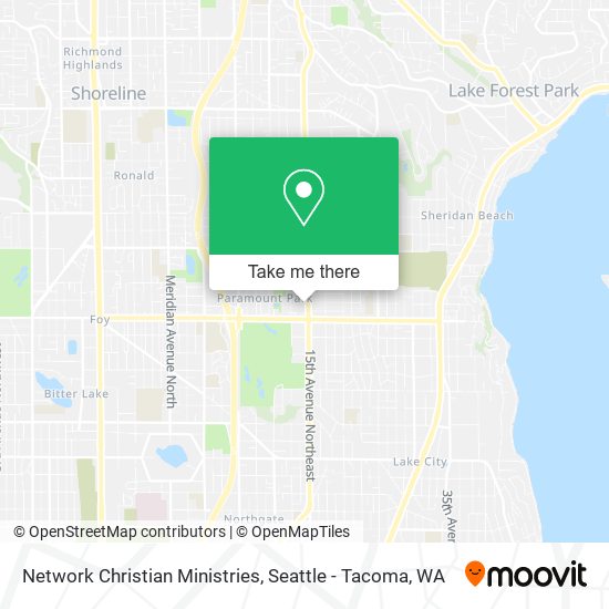 Network Christian Ministries map