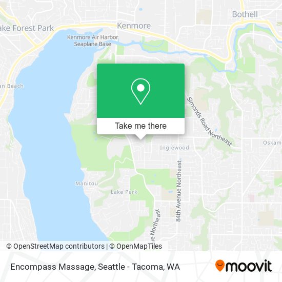 Encompass Massage map