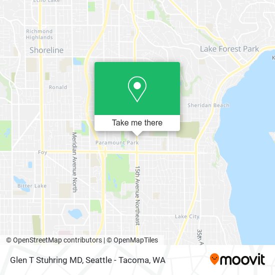 Glen T Stuhring MD map