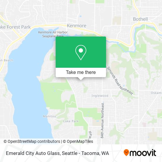 Emerald City Auto Glass map