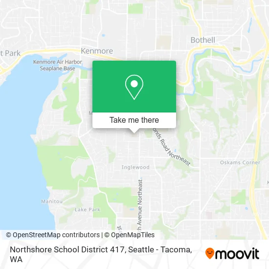 Northshore School District 417 map