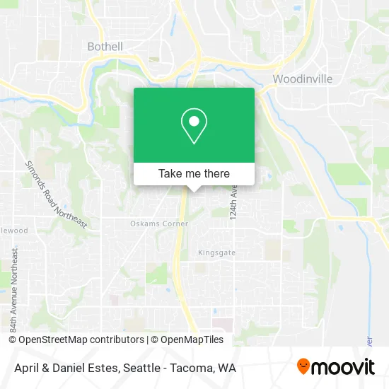 Mapa de April & Daniel Estes