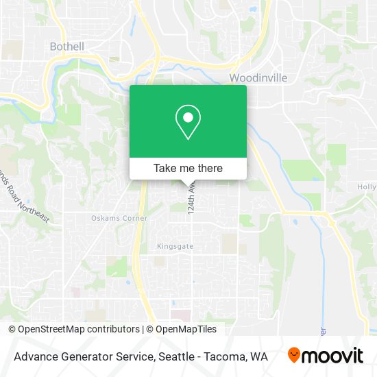 Advance Generator Service map