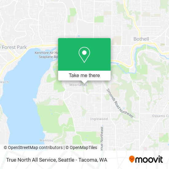 Mapa de True North All Service