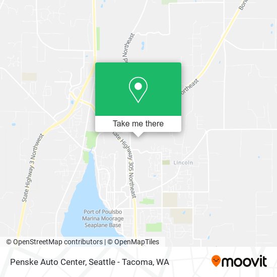 Penske Auto Center map