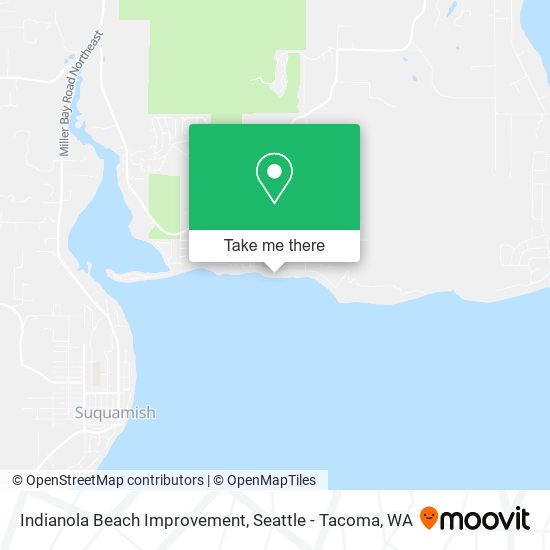 Indianola Beach Improvement map