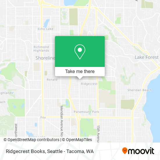 Ridgecrest Books map