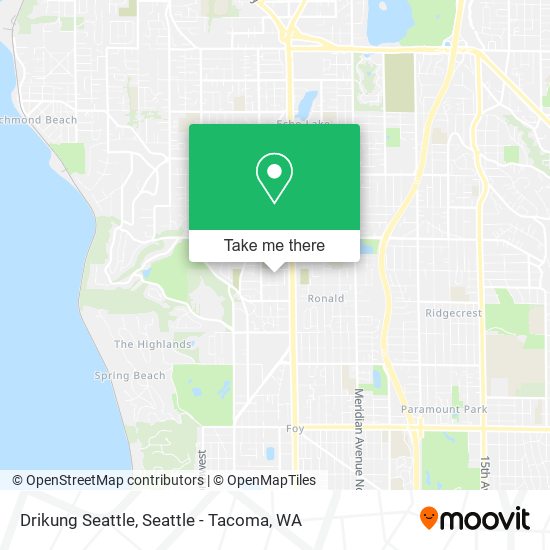 Mapa de Drikung Seattle
