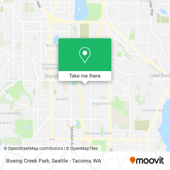 Mapa de Boeing Creek Park