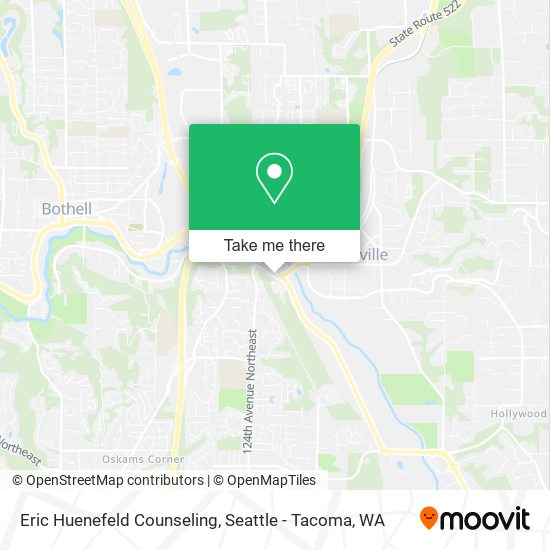 Eric Huenefeld Counseling map