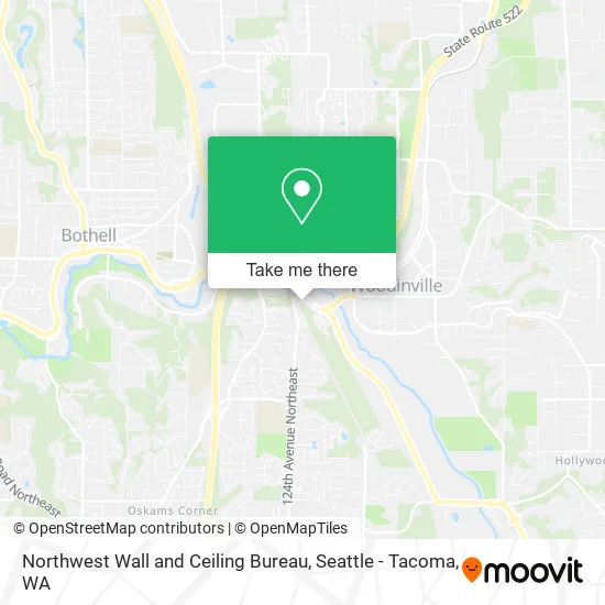 Mapa de Northwest Wall and Ceiling Bureau