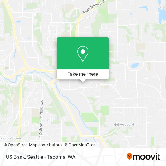 US Bank map