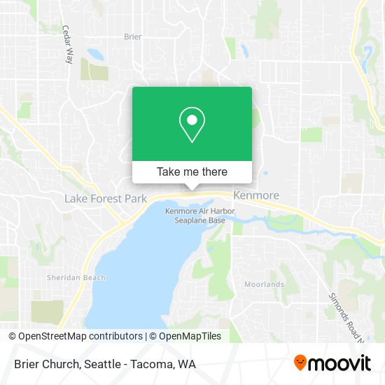 Brier Church map