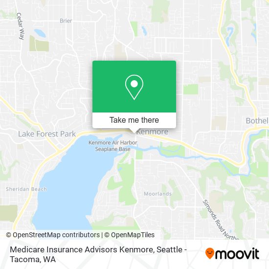 Medicare Insurance Advisors Kenmore map