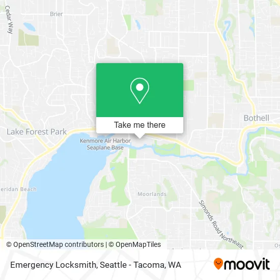 Emergency Locksmith map