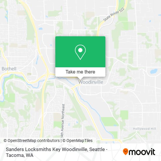 Mapa de Sanders Locksmiths Key Woodinville