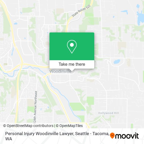 Personal Injury Woodinville Lawyer map