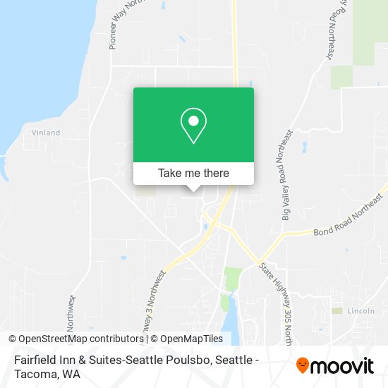 Fairfield Inn & Suites-Seattle Poulsbo map