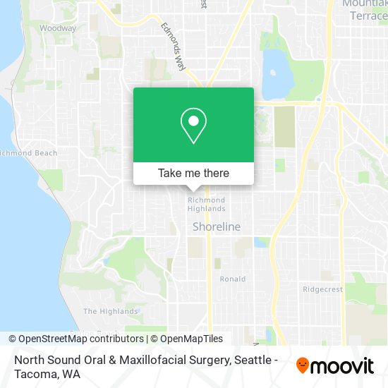 Mapa de North Sound Oral & Maxillofacial Surgery