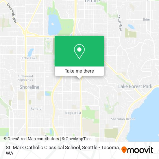 St. Mark Catholic Classical School map