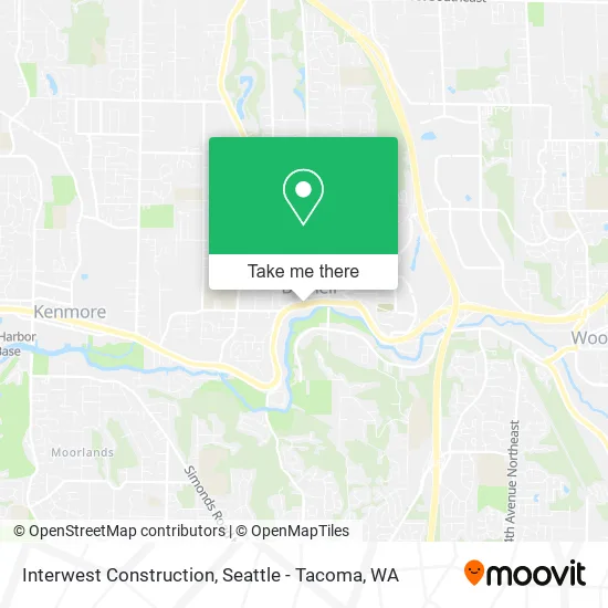 Mapa de Interwest Construction