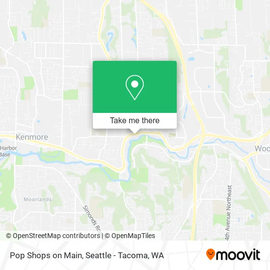 Mapa de Pop Shops on Main