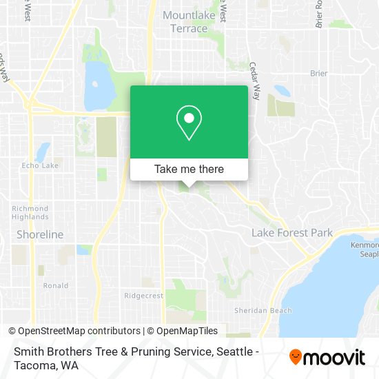 Smith Brothers Tree & Pruning Service map