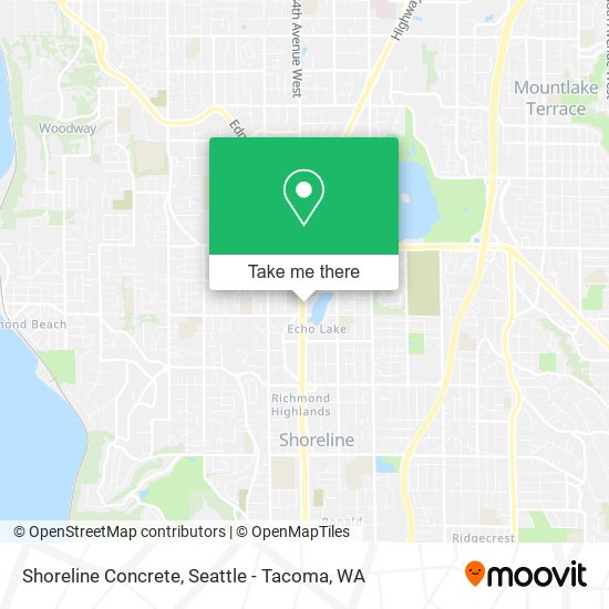 Shoreline Concrete map