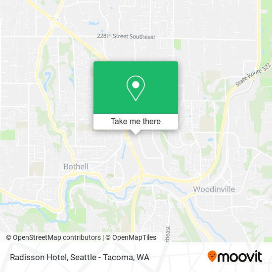 Radisson Hotel map