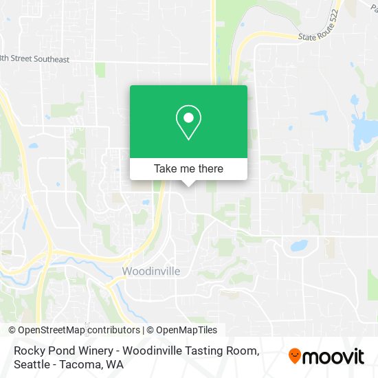 Rocky Pond Winery - Woodinville Tasting Room map