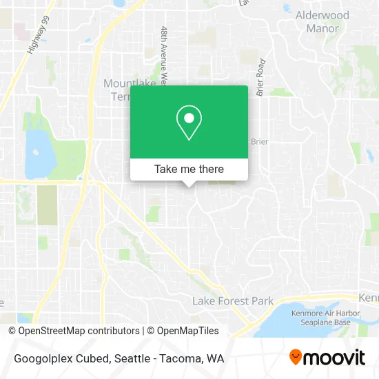 Googolplex Cubed map