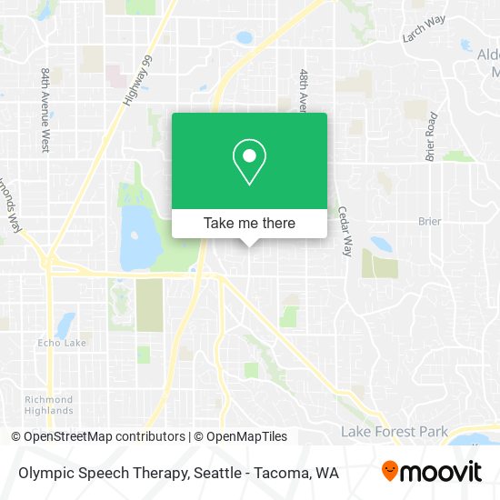 Olympic Speech Therapy map