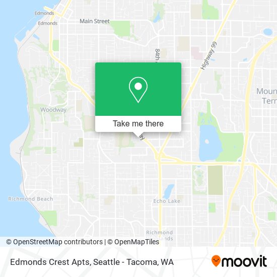 Mapa de Edmonds Crest Apts