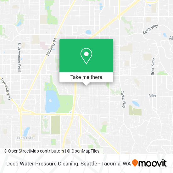 Deep Water Pressure Cleaning map