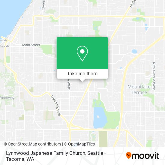 Lynnwood Japanese Family Church map