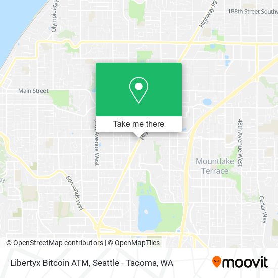 Mapa de Libertyx Bitcoin ATM