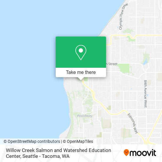 Willow Creek Salmon and Watershed Education Center map