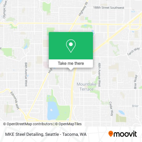 MKE Steel Detailing map