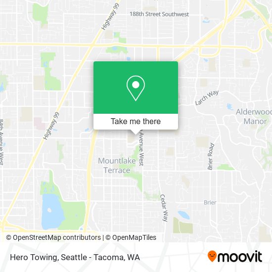 Hero Towing map