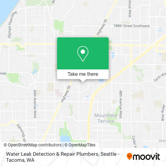 Water Leak Detection & Repair Plumbers map