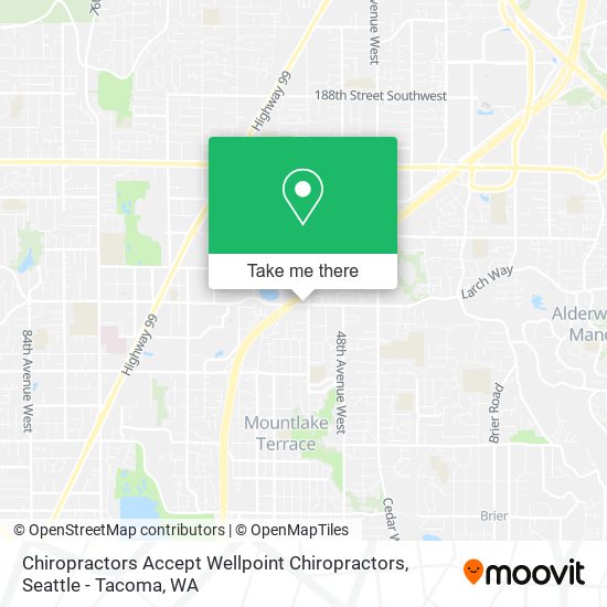 Chiropractors Accept Wellpoint Chiropractors map