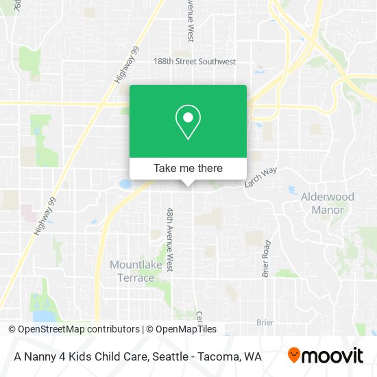 A Nanny 4 Kids Child Care map