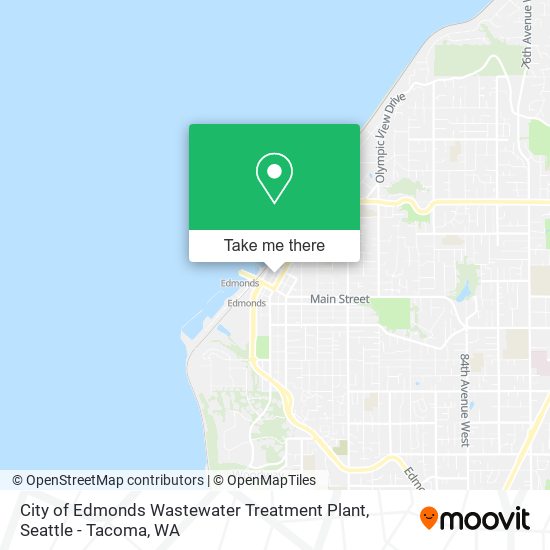 City of Edmonds Wastewater Treatment Plant map