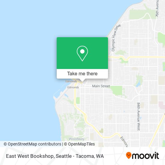 East West Bookshop map