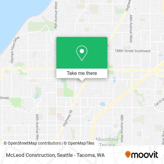 McLeod Construction map