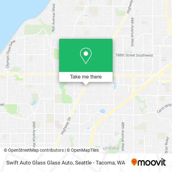 Mapa de Swift Auto Glass Glass Auto