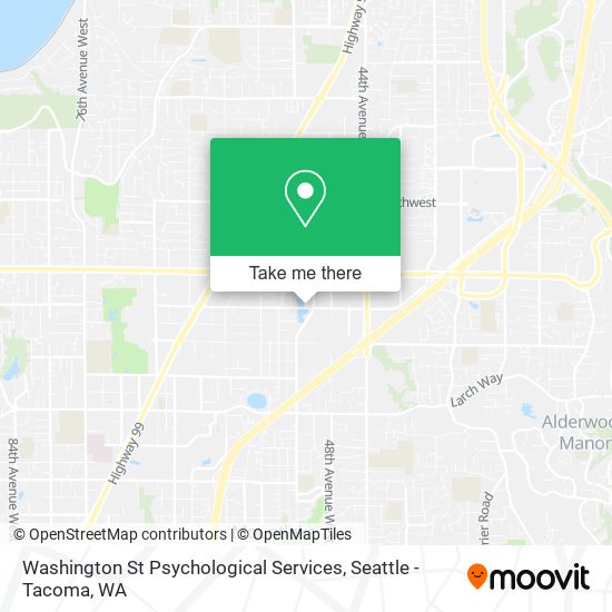 Washington St Psychological Services map