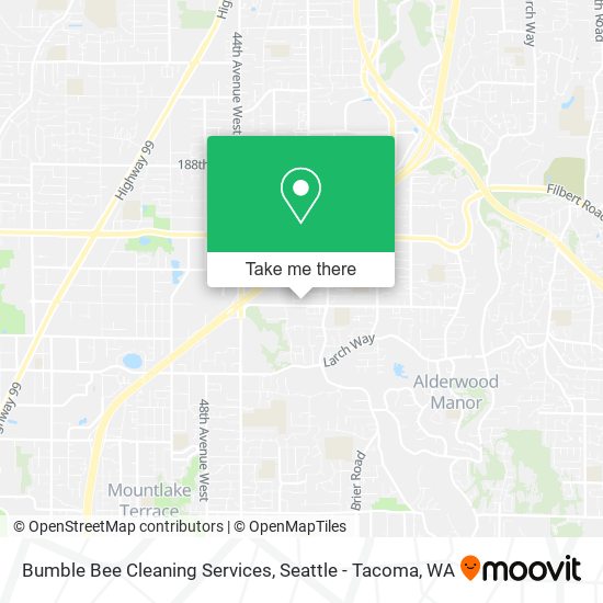 Bumble Bee Cleaning Services map